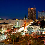 San Antonio Texas Christmas Skyline