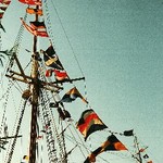 Tall Ship Rigging and Flags