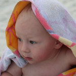 Seth on the beach