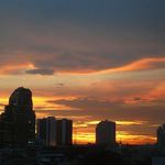 Bangkok sunset 1