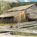 Old barn in Colorado Rockies