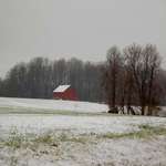Red Barn Winter