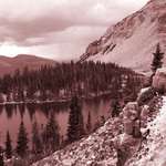 Blue Lake - Sepia
