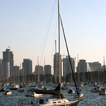 Chicago in the distance