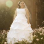 Bridal Portrait w/ Lens Flare