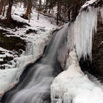 Bucktail falls winter