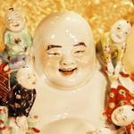 Antique Smiling Buda