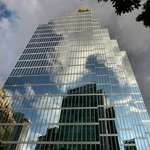 Clouds Reflection on Windows of Skyscraper