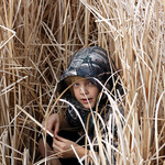 Cody Hiding From The Ducks