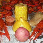 Crawfish and other food