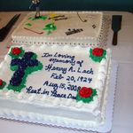 Dads Memorial Cake