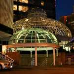 Illuminated Domes at the Four Seasons Hotel, Vancouver, BC