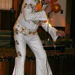 Elvis serenading at Grad Reunion