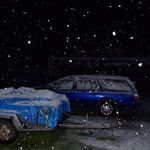 falling snow
