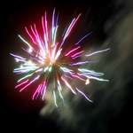 Multi-colored Firework
