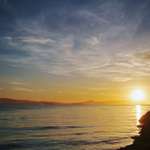 Sunset on the Breakwater