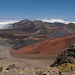 'Halakalea' Crater in the clouds