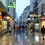 Shopping in the rain
