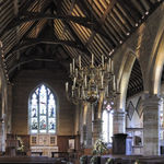 Inside Chiddingstone church