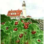 Lighthouse Cape Elizabeth  Main