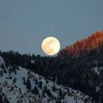 Moonrise at Sunset