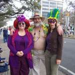 My sisters and me at Mardi Gras