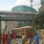 Streetcar and Aquarium of Americas