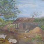Indian Village scene