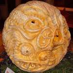 Bruce's unique pumpkin sculpting