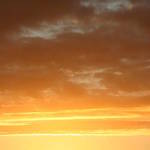 Silloutte house sunset.