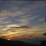 Sunrise Over the Mountains.