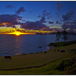Sunset over the Lagoon