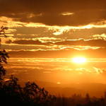 Sun Playing in the Hills