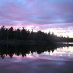 Webster's Pond sunset