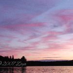 Sunset on the lake