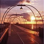 Sunset over Southport Pier