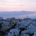 Sunset over Santorini