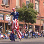 Uncle Sam on Stilts