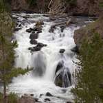 Waterfall in Yellowstone
